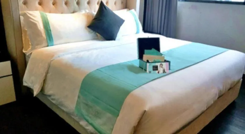 Bed in Xana Hotelle Neijiang City Center Branch