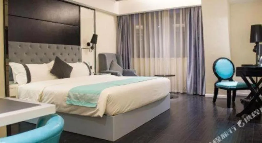 Bed in Xana Hotelle Neijiang City Center Branch