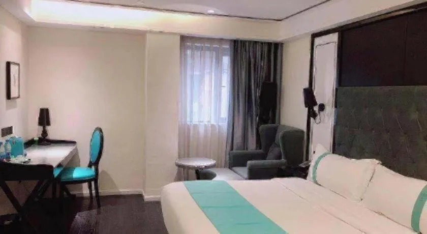 Bed in Xana Hotelle Neijiang City Center Branch