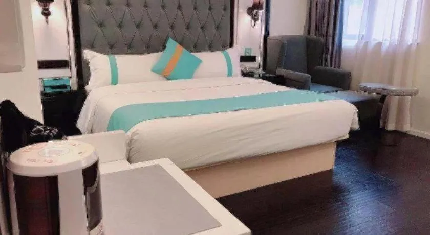 Bed in Xana Hotelle Neijiang City Center Branch