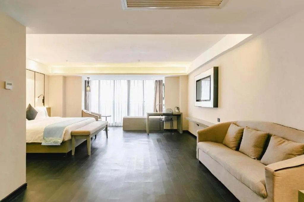 Bed in Xana Lite Guiyang Huaguoyuan Shuangzi Towers