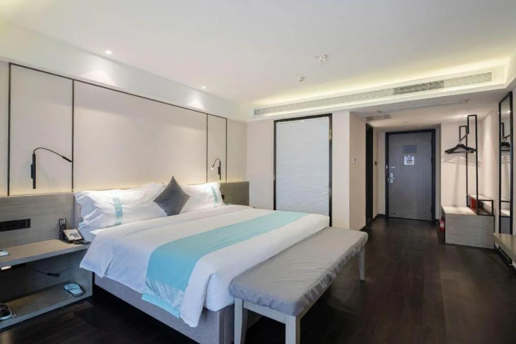 Bed in Xana Lite Guiyang Huaguoyuan Shuangzi Towers