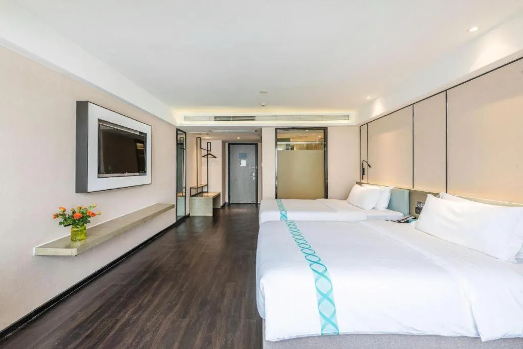 Bed in Xana Lite Guiyang Huaguoyuan Shuangzi Towers