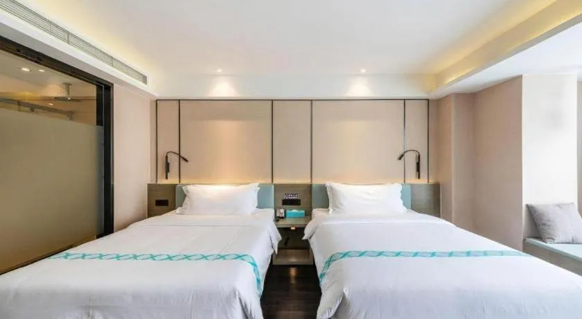 Bed in Xana Lite Guiyang Huaguoyuan Shuangzi Towers