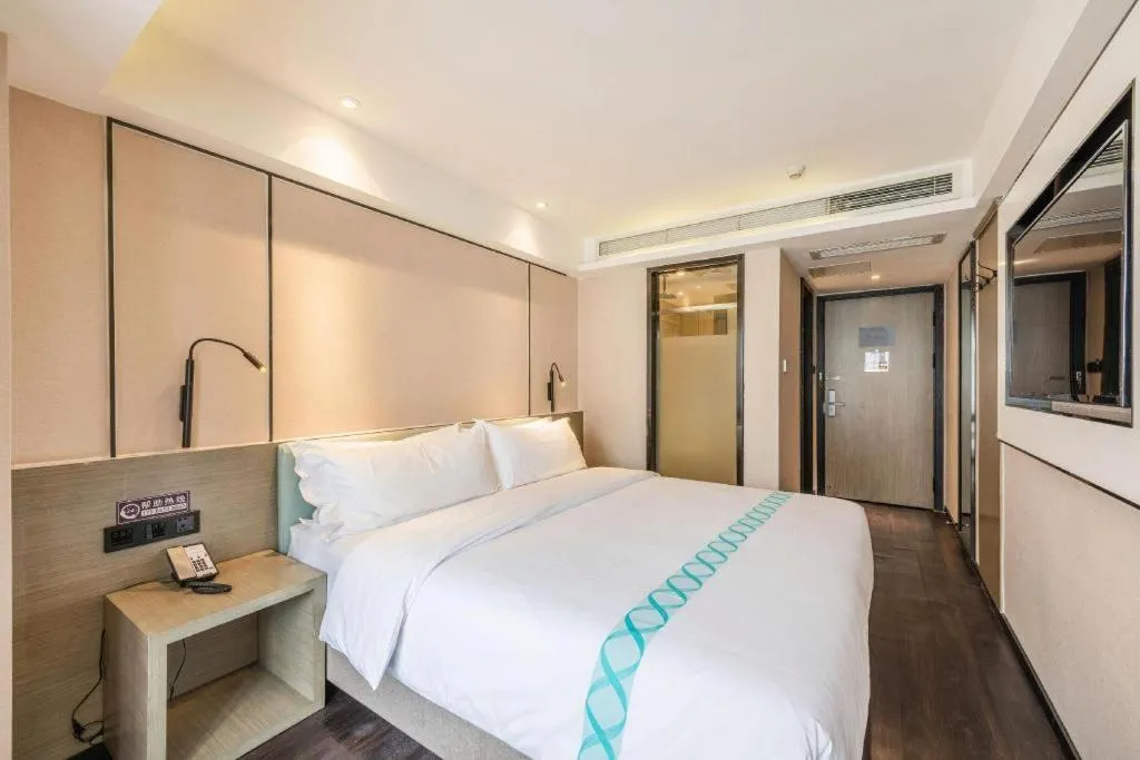 Bed in Xana Lite Guiyang Huaguoyuan Shuangzi Towers