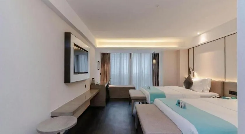 Bed in Xana Lite Guiyang Huaguoyuan Shuangzi Towers