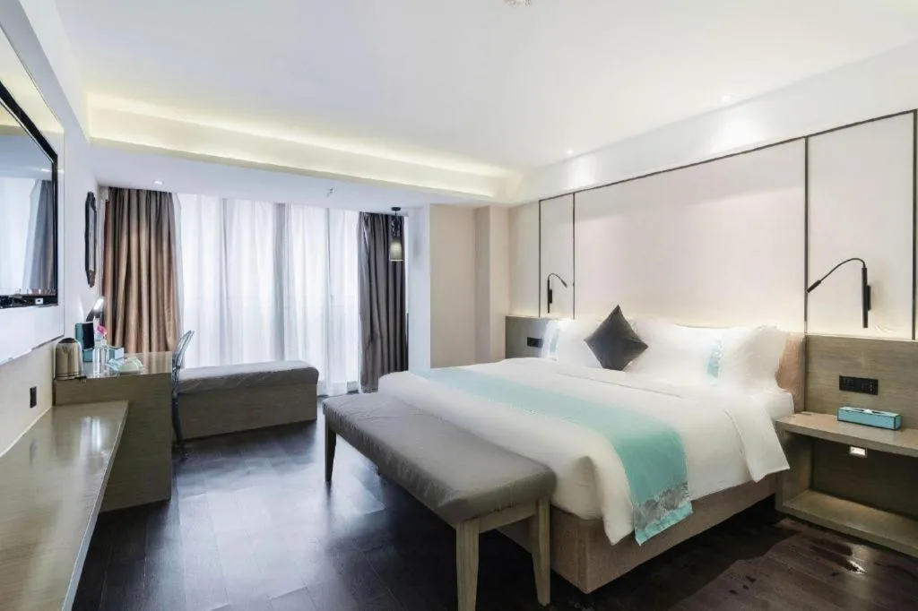 Bed in Xana Lite Guiyang Huaguoyuan Shuangzi Towers