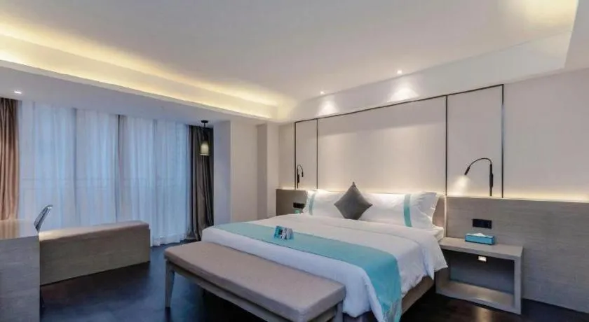 Bed in Xana Lite Guiyang Huaguoyuan Shuangzi Towers