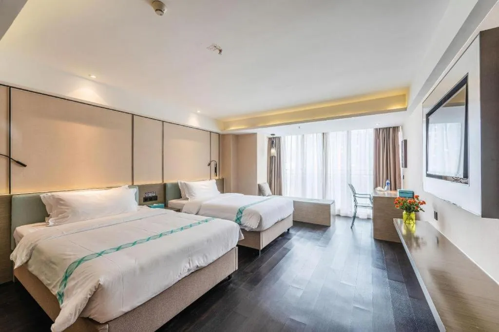 Bed in Xana Lite Guiyang Huaguoyuan Shuangzi Towers