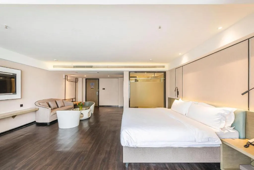 Bed in Xana Lite Guiyang Huaguoyuan Shuangzi Towers