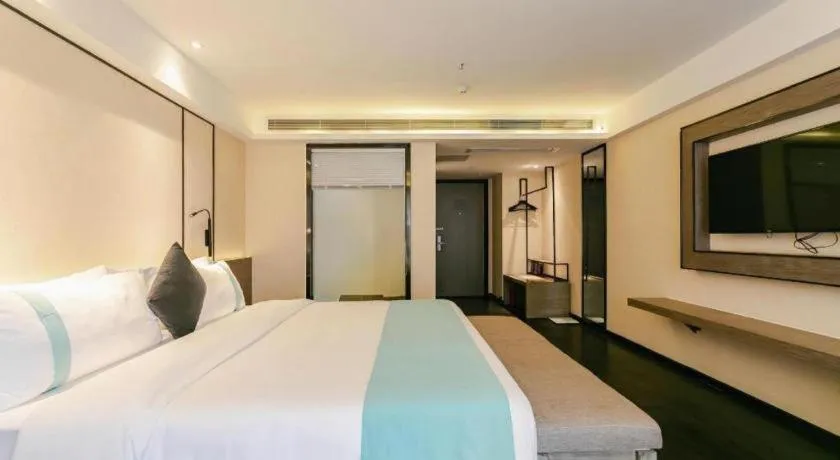 Bed in Xana Lite Guiyang Huaguoyuan Shuangzi Towers