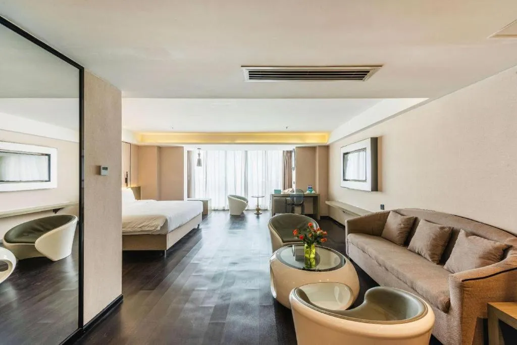 Bed in Xana Lite Guiyang Huaguoyuan Shuangzi Towers