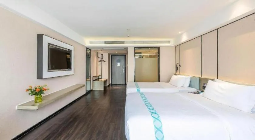 Bed in Xana Lite Guiyang Huaguoyuan Shuangzi Towers