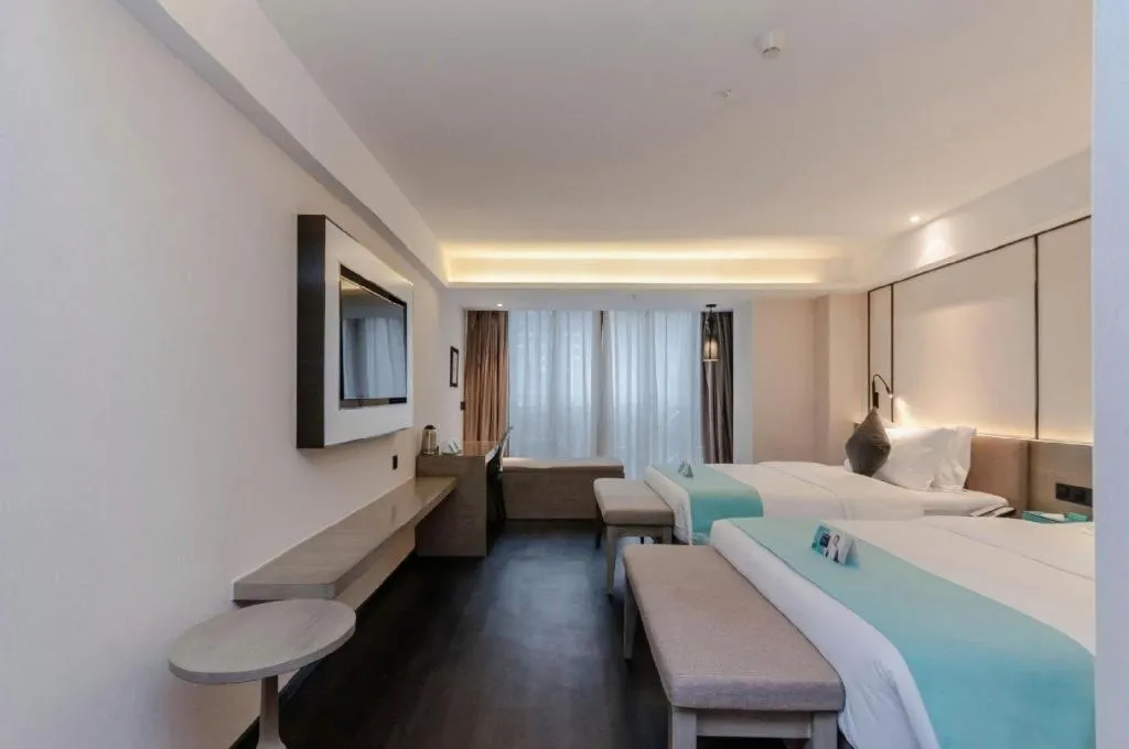 Bed in Xana Lite Guiyang Huaguoyuan Shuangzi Towers