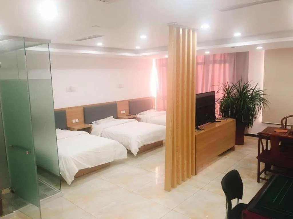 Bed in 7Days Inn Tianjin Airport NO.1 Bridge Branch