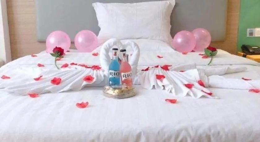 Bed in 7Days Inn Tianjin Airport NO.1 Bridge Branch