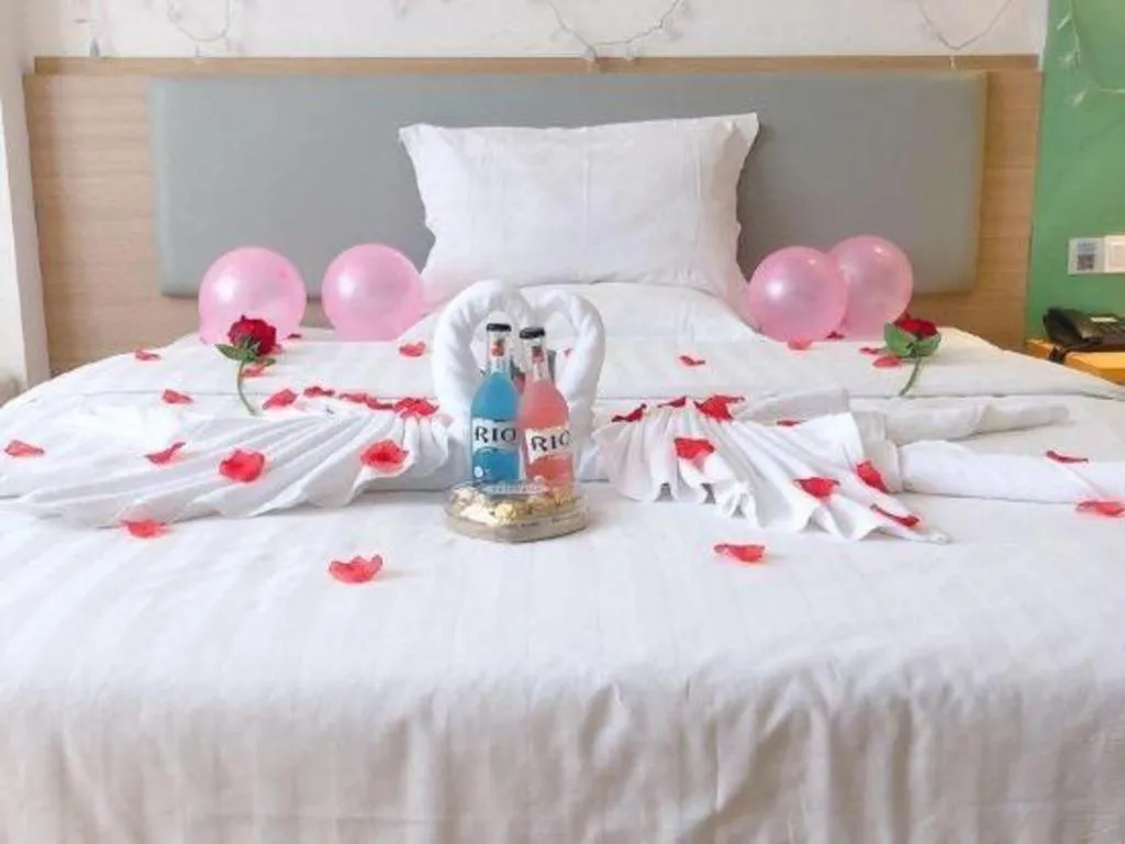 Bed in 7Days Inn Tianjin Airport NO.1 Bridge Branch