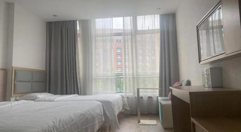 Bed in 7Days Inn Tianjin Airport NO.1 Bridge Branch