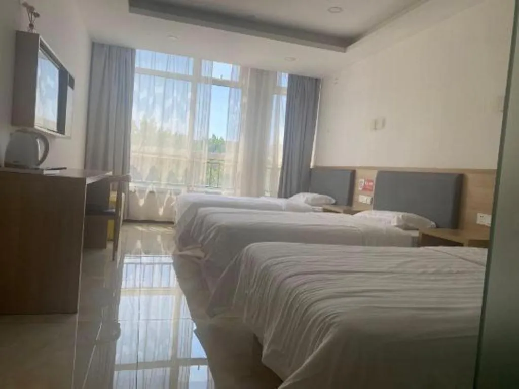 Bed in 7Days Inn Tianjin Airport NO.1 Bridge Branch