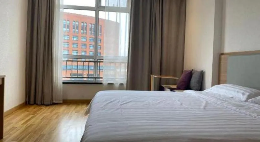 Bed in 7Days Inn Tianjin Airport NO.1 Bridge Branch