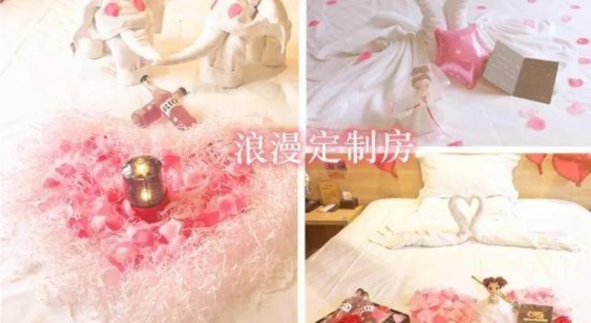 Bed in IU Hotel Chongqing Jiangbei International Airport