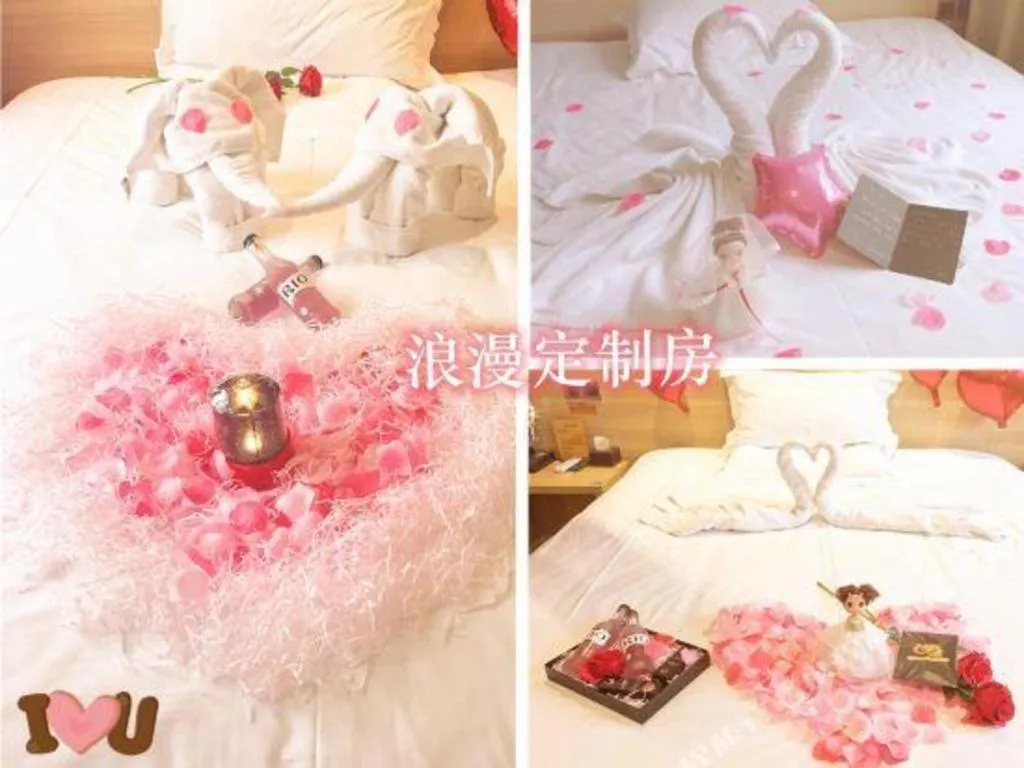 Bed in IU Hotel Chongqing Jiangbei International Airport