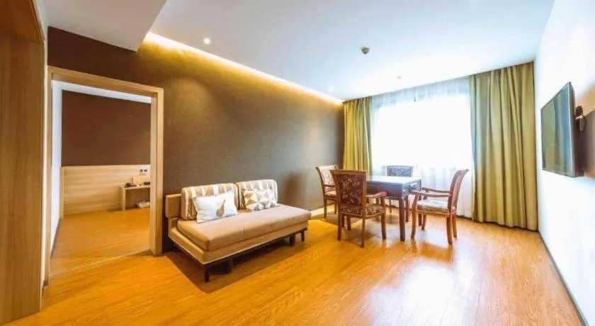 Bed in IU Hotel Chongqing Jiangbei International Airport