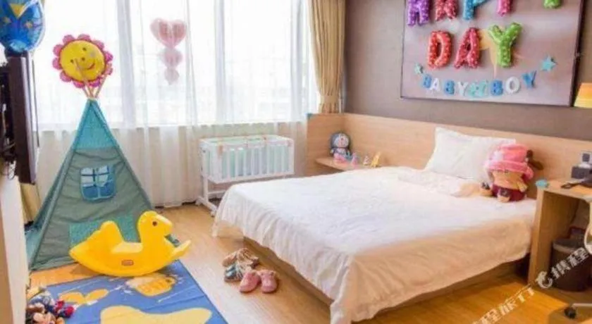 Bed in IU Hotel Chongqing Jiangbei International Airport