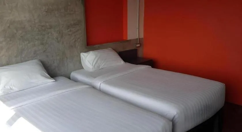 Bed in Pornsiri Hotel Sisaket