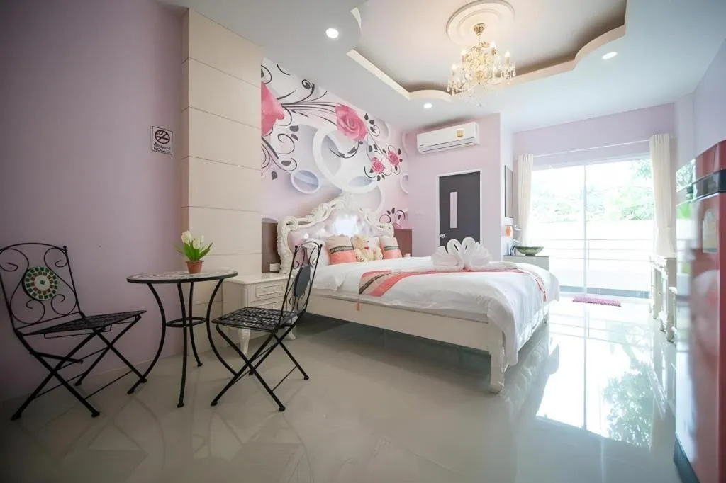 Bed in The Linux Garden Hotel (City Amphur Muang Yala)