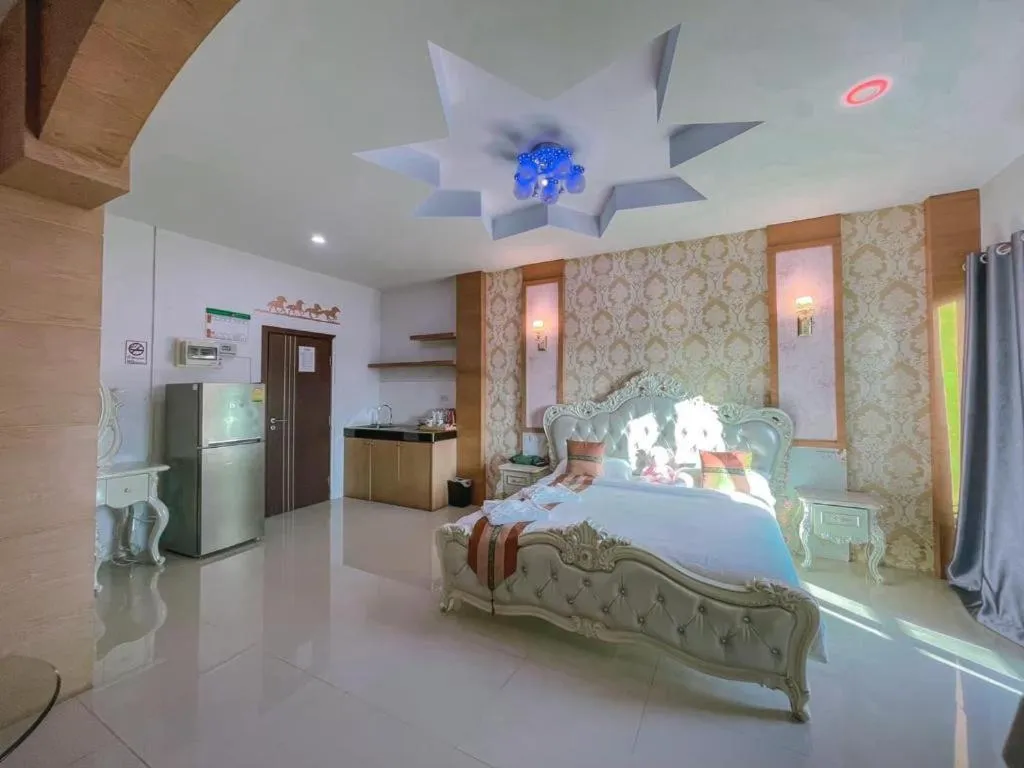 Bed in The Linux Garden Hotel (City Amphur Muang Yala)