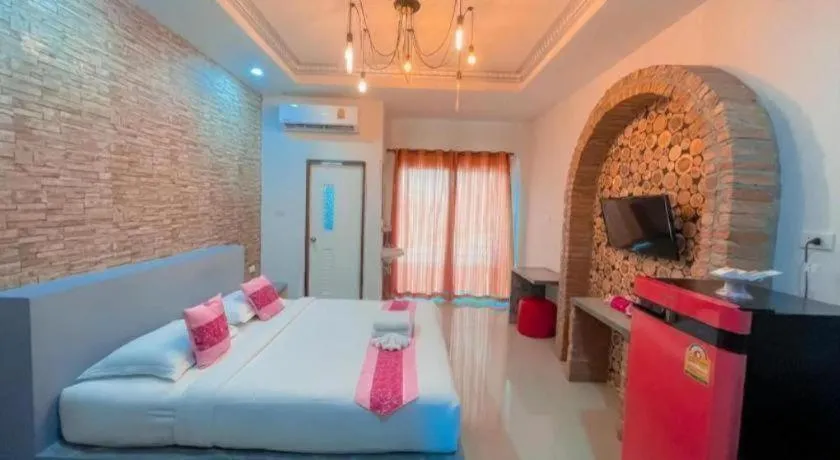 Bed in The Linux Garden Hotel (City Amphur Muang Yala)