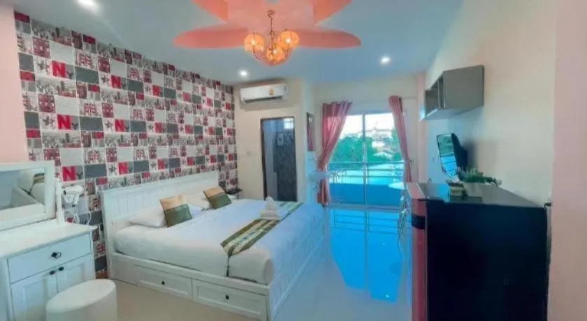 Bed in The Linux Garden Hotel (City Amphur Muang Yala)