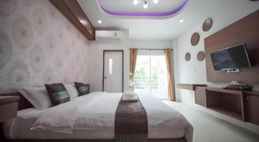 Bed in The Linux Garden Hotel (City Amphur Muang Yala)