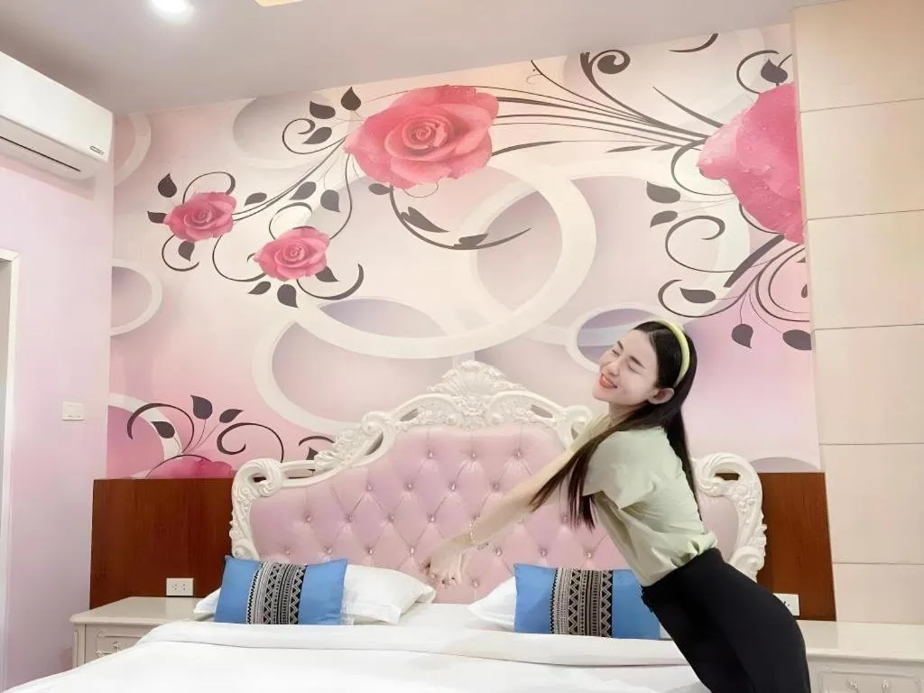 Bed in The Linux Garden Hotel (City Amphur Muang Yala)