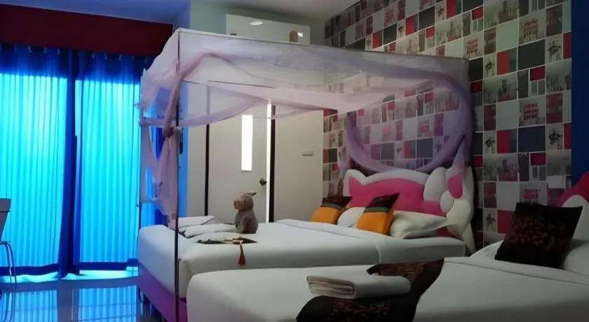 Bed in The Linux Garden Hotel (City Amphur Muang Yala)