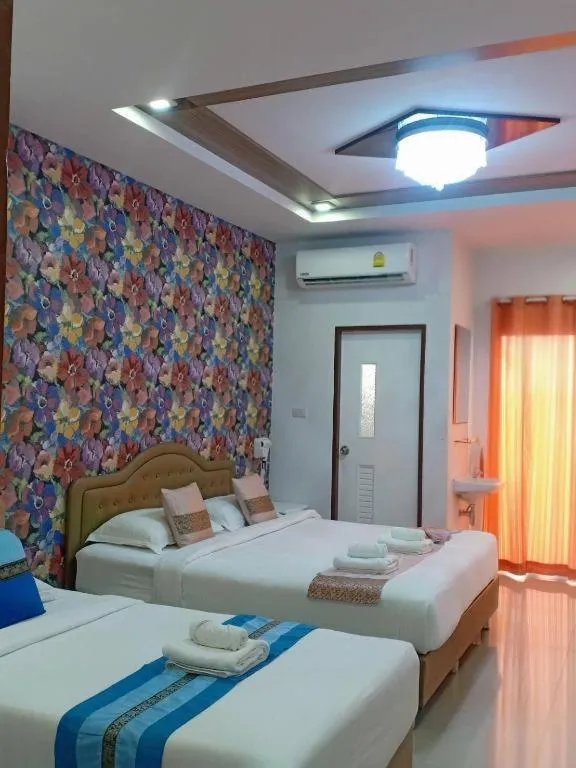 Bed in The Linux Garden Hotel (City Amphur Muang Yala)