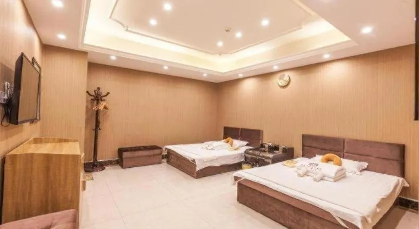 Bed in Vienna International Hotel Kunming Guangfu Road Aegean Shopping Center