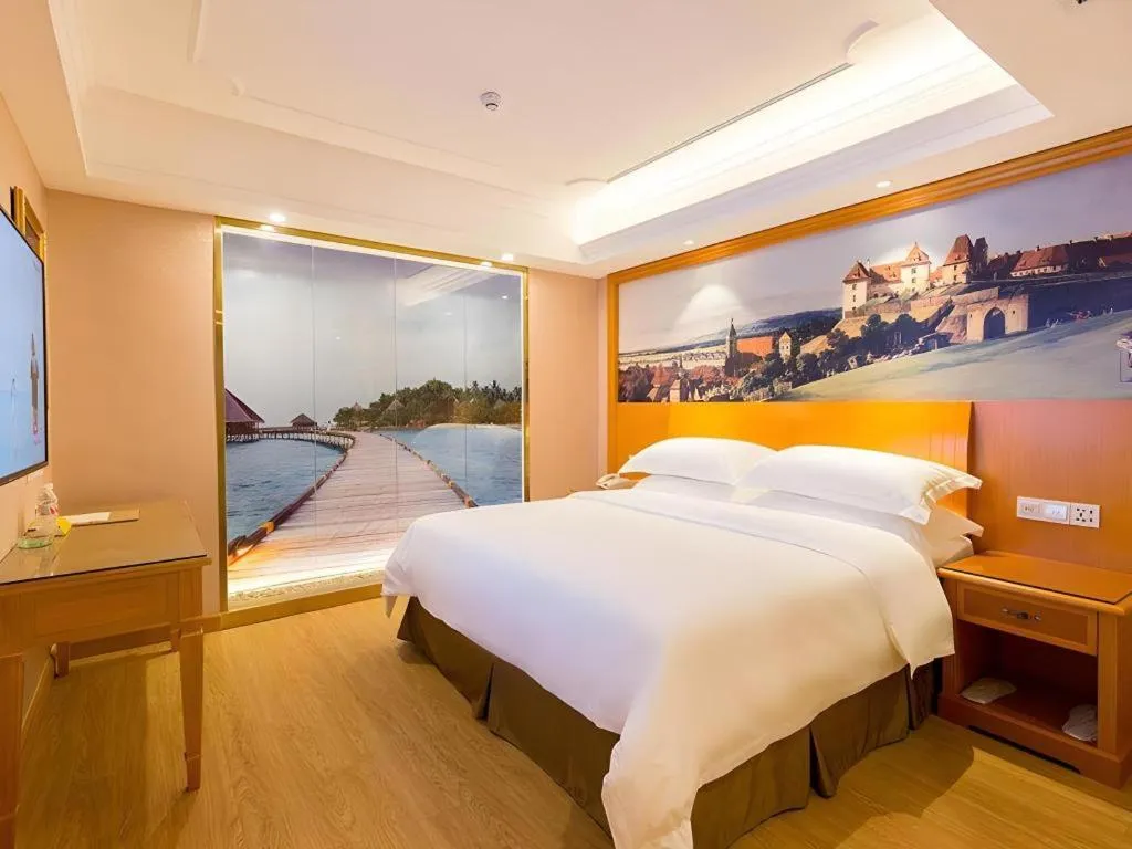 Bed in Vienna Hotel Changsha Wuyi Avenue Railway Station
