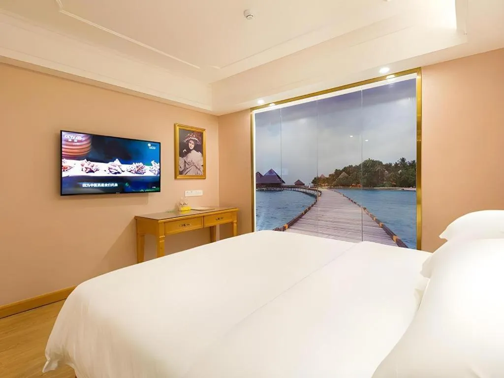 Bed in Vienna Hotel Changsha Wuyi Avenue Railway Station