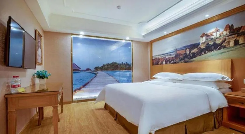 Bed in Vienna Hotel Changsha Wuyi Avenue Railway Station