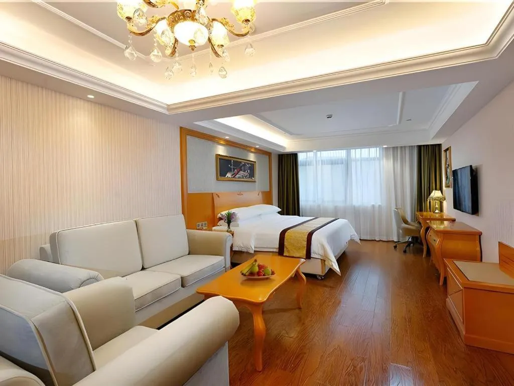 Bed in Vienna Hotel Chengdu Airport Shuangliu Wanda