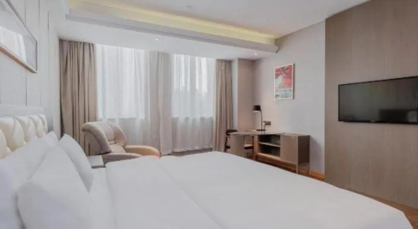 Bed in Yitel Shanghai Hongqiao Railway Station National Convention and Exhibition Center