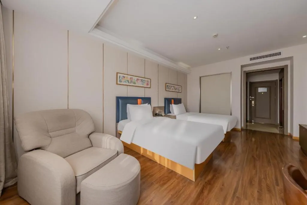 Bed in Yitel Shanghai Hongqiao Railway Station National Convention and Exhibition Center