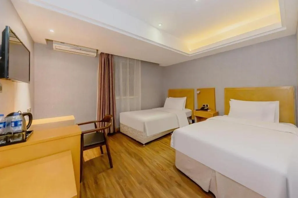 Bed in Yitel Shanghai Hongqiao Railway Station National Convention and Exhibition Center