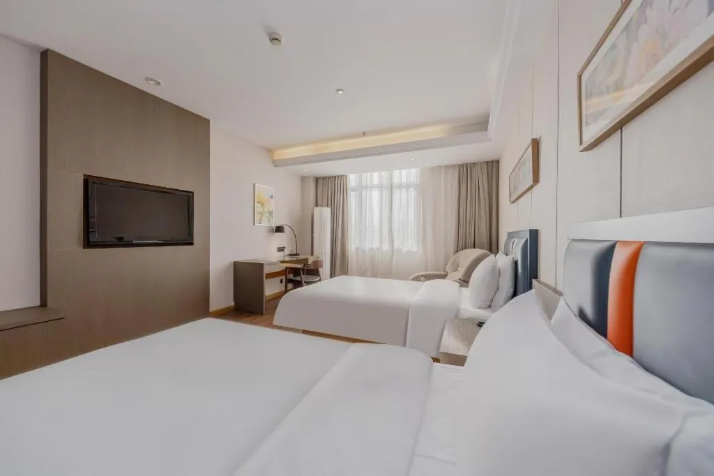 Bed in Yitel Shanghai Hongqiao Railway Station National Convention and Exhibition Center