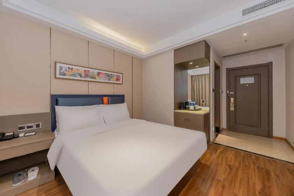 Bed in Yitel Shanghai Hongqiao Railway Station National Convention and Exhibition Center