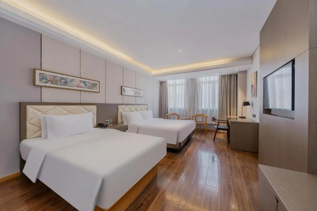 Bed in Yitel Shanghai Hongqiao Railway Station National Convention and Exhibition Center