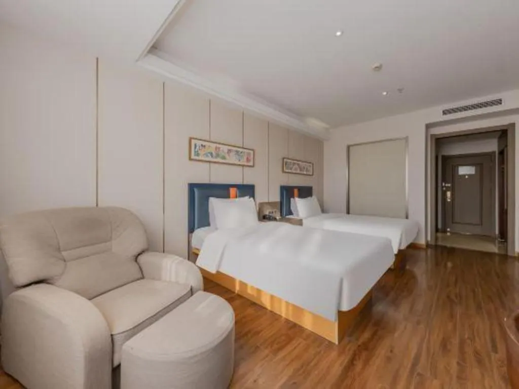 Bed in Yitel Shanghai Hongqiao Railway Station National Convention and Exhibition Center