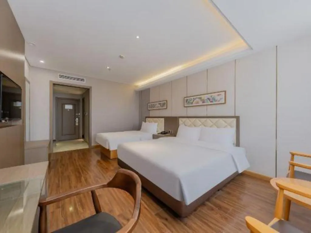 Bed in Yitel Shanghai Hongqiao Railway Station National Convention and Exhibition Center